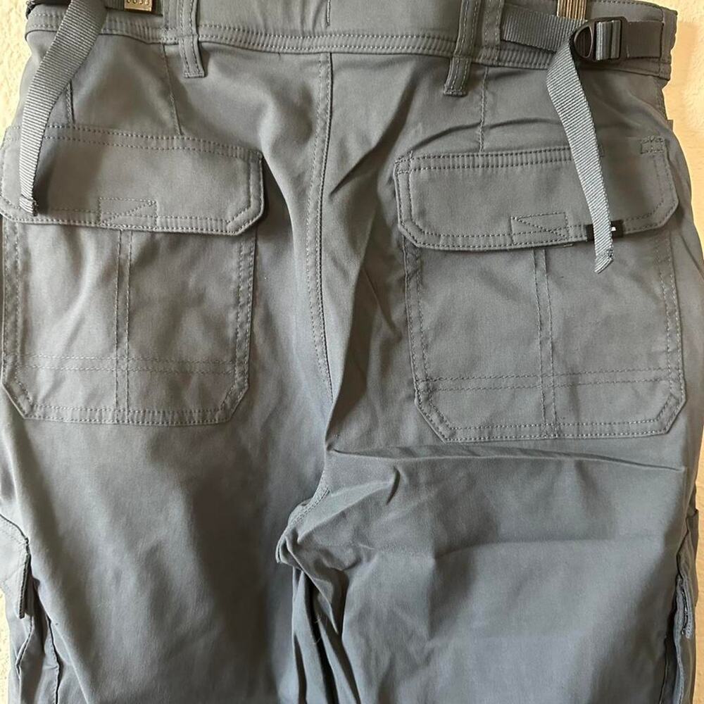 Prana womens grey cargo pants size 10 - Picture 4 of 6